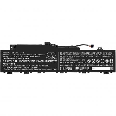 Battery for lenovo thinkpad l15 gen 4-21h80001au