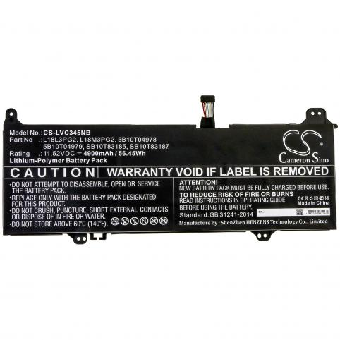 Battery  lenovo sb10t83187