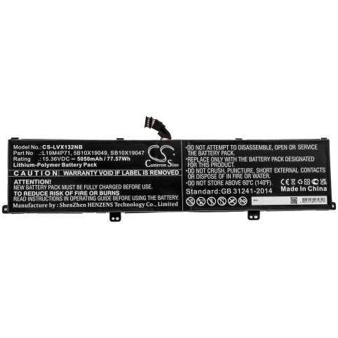 Battery for lenovo thinkpad p1 gen 3