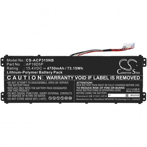 Battery for acer conceptd 3 cn315-72g