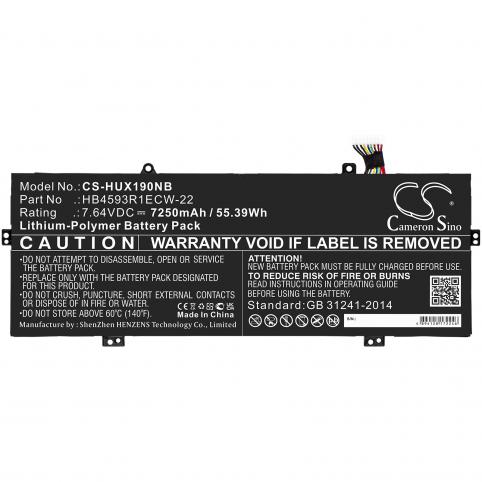 Battery for huawei book x pro
