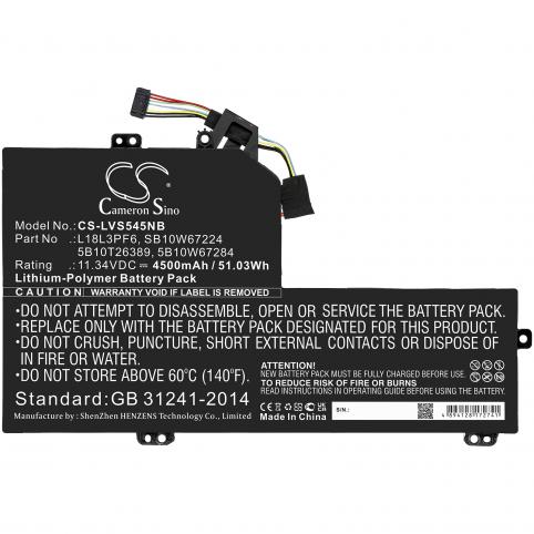 Battery for lenovo ideapad s540-15iwl gtx