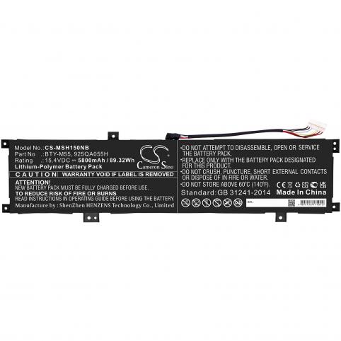 Battery laptop msi alpha 15 a4dek