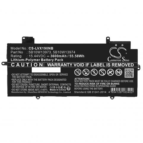 Battery  lenovo 5b10w13974
