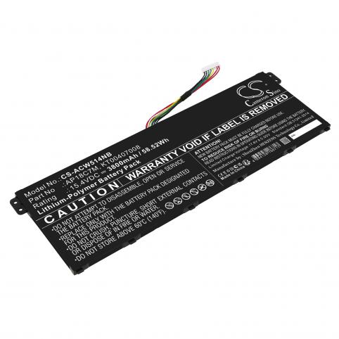 Battery laptop acer spin 5 sp513 55n 58zn