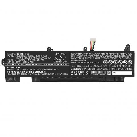Battery for hp elitebook 850 g8 2y2r8ea