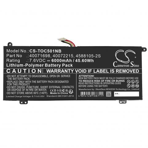 Battery laptop toshiba satellite pro c40 j 125