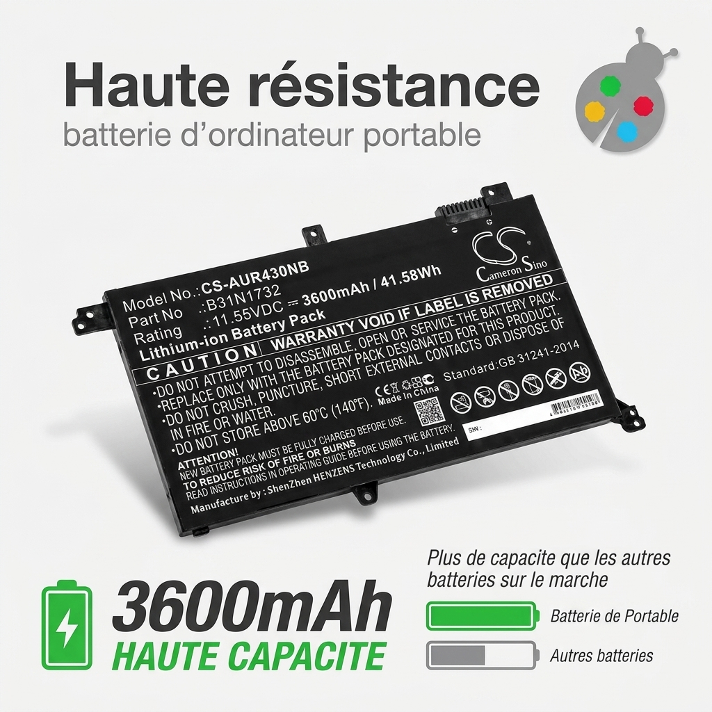 Battery laptop asus vivobook s14 s430un