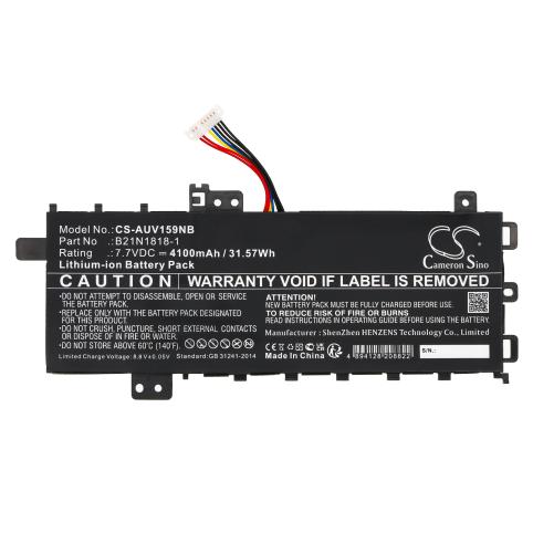 Battery for asus x509