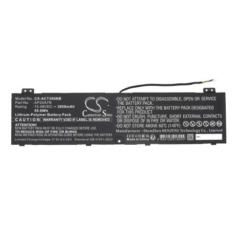 Battery for acer predator triton 300 se pt314-51s-721g