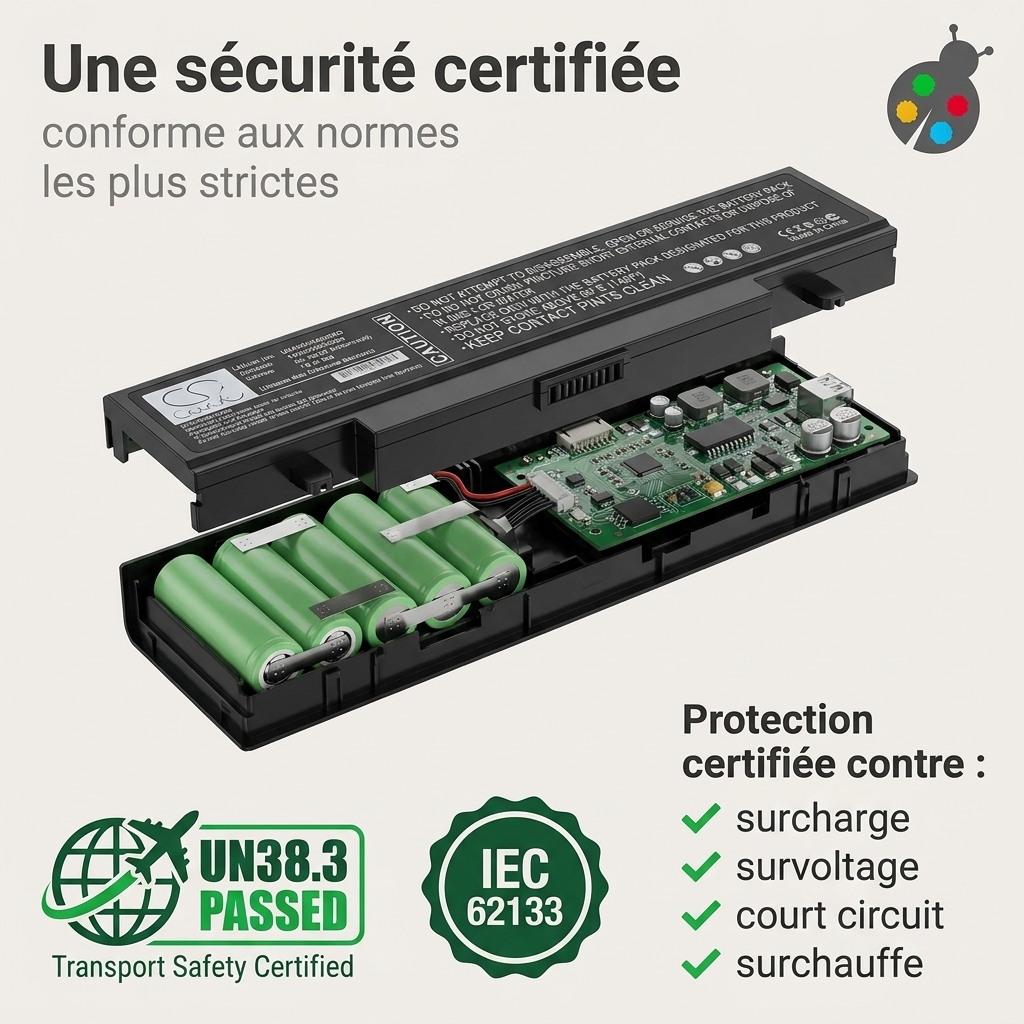 Battery laptop samsung np p460i