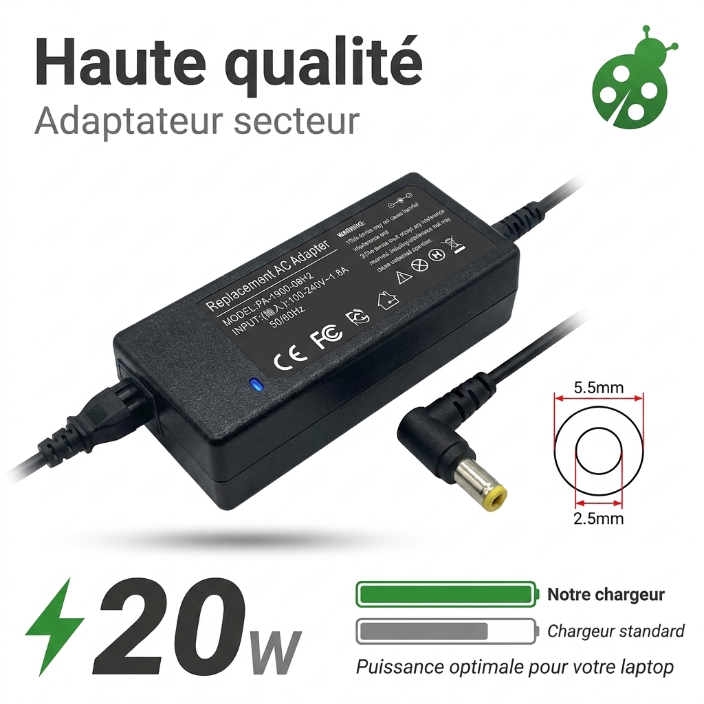 Adapter laptop ldlc saturne lp5
