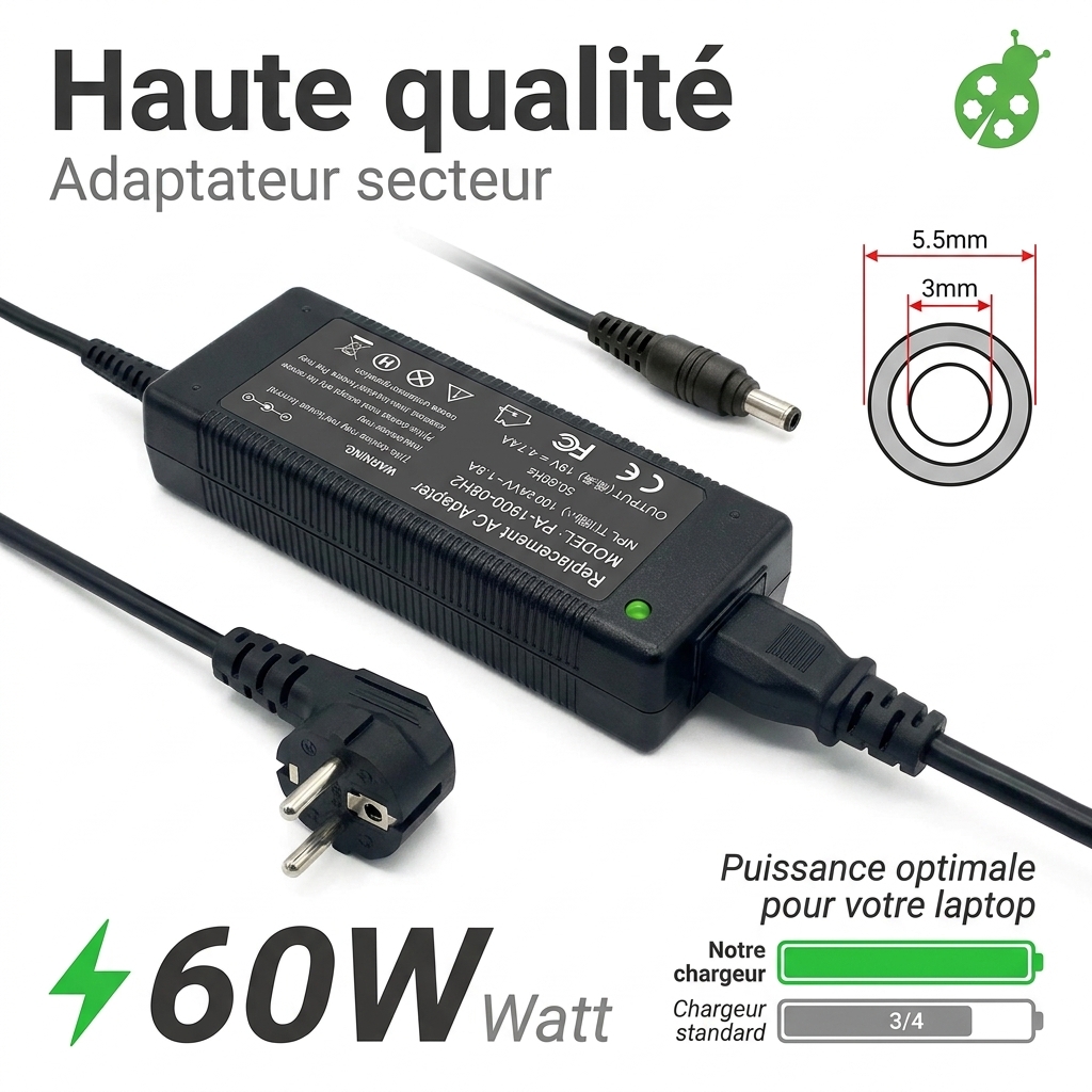 Adapter laptop samsung np530u4c-s02fr