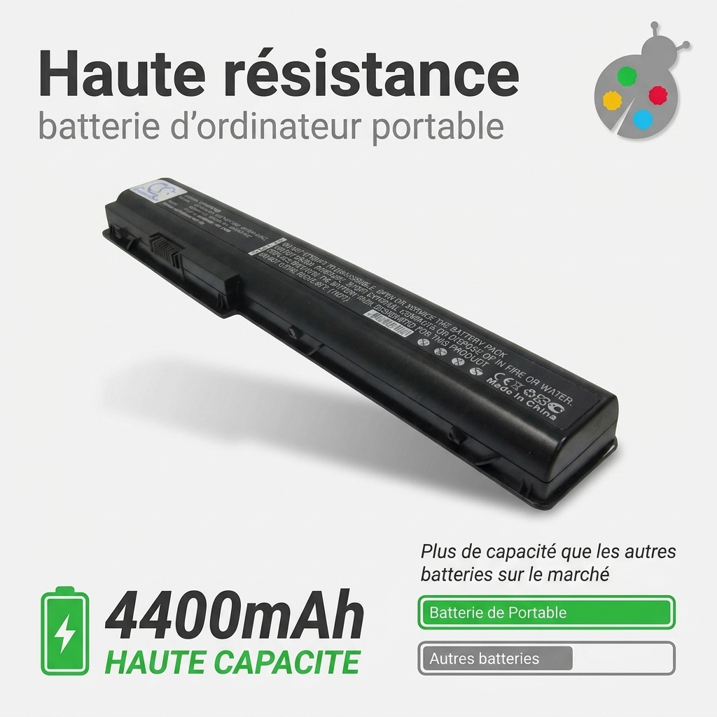 Battery laptop hp pavilion dv7 1035ef