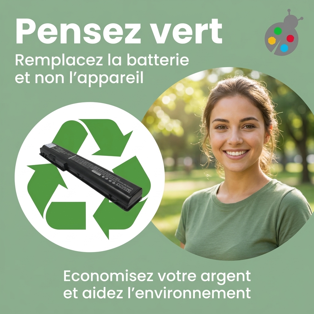 Battery laptop hp pavilion dv7 1035ef