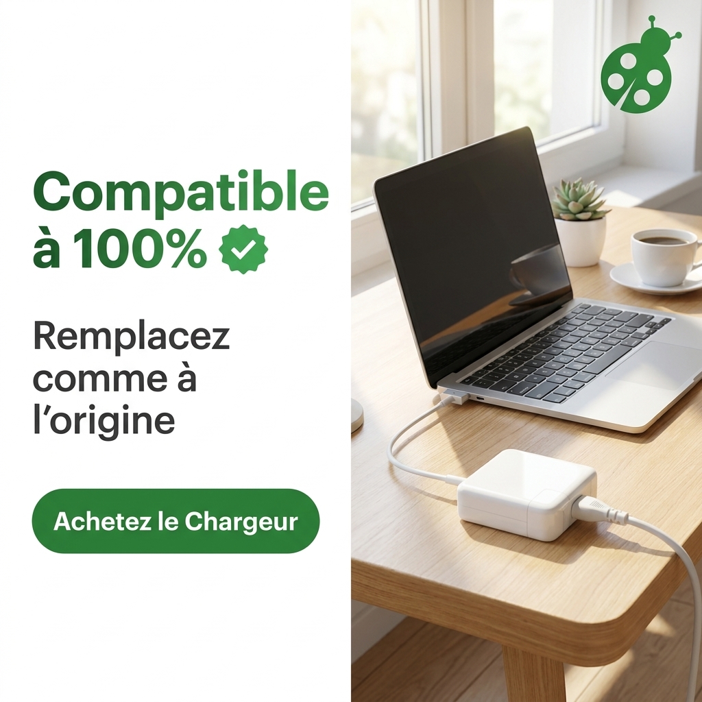 Adapter laptop  macbook air 13 début 2014
