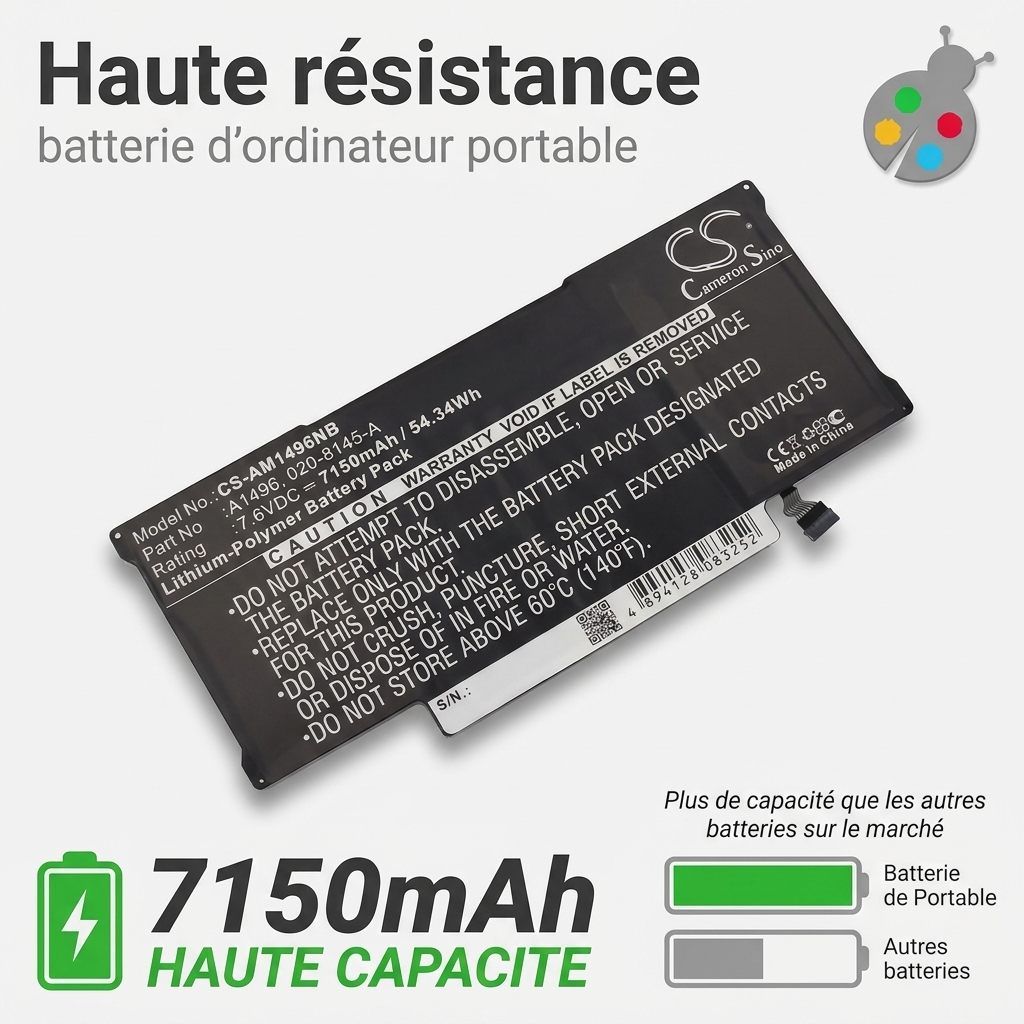 Battery laptop  macbook air 13 a1466 emc 3178