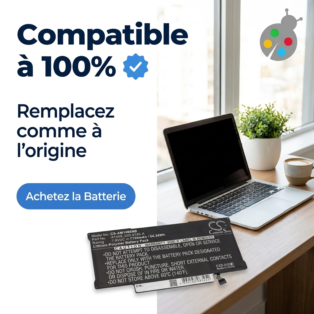 Battery laptop  macbook air 13 a1466 emc 3178