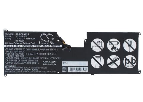 Battery for sony vaio tap 11