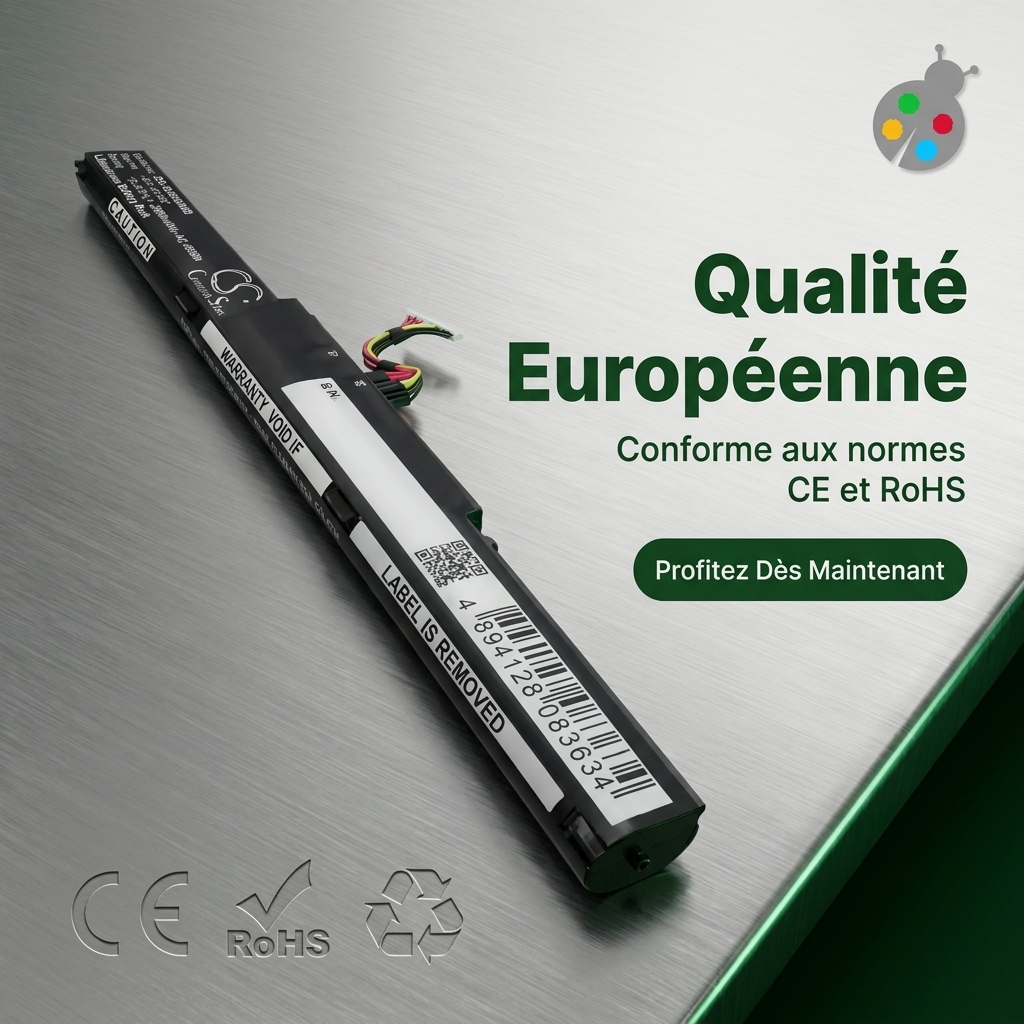 Battery laptop asus r751lb