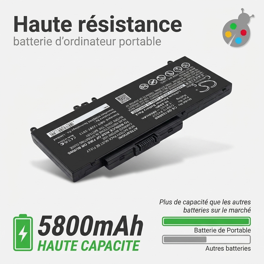 Battery laptop dell latitude 14 e5450 6693