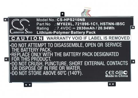 Battery for hp slatebook x2
