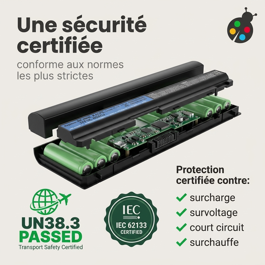 Battery laptop dell latitude e6120