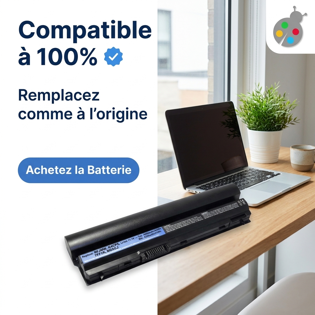 Battery laptop dell latitude e6120
