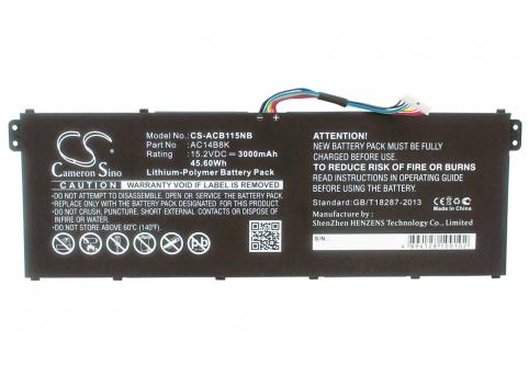 Battery for laptop acer predator helios 300 g3-571