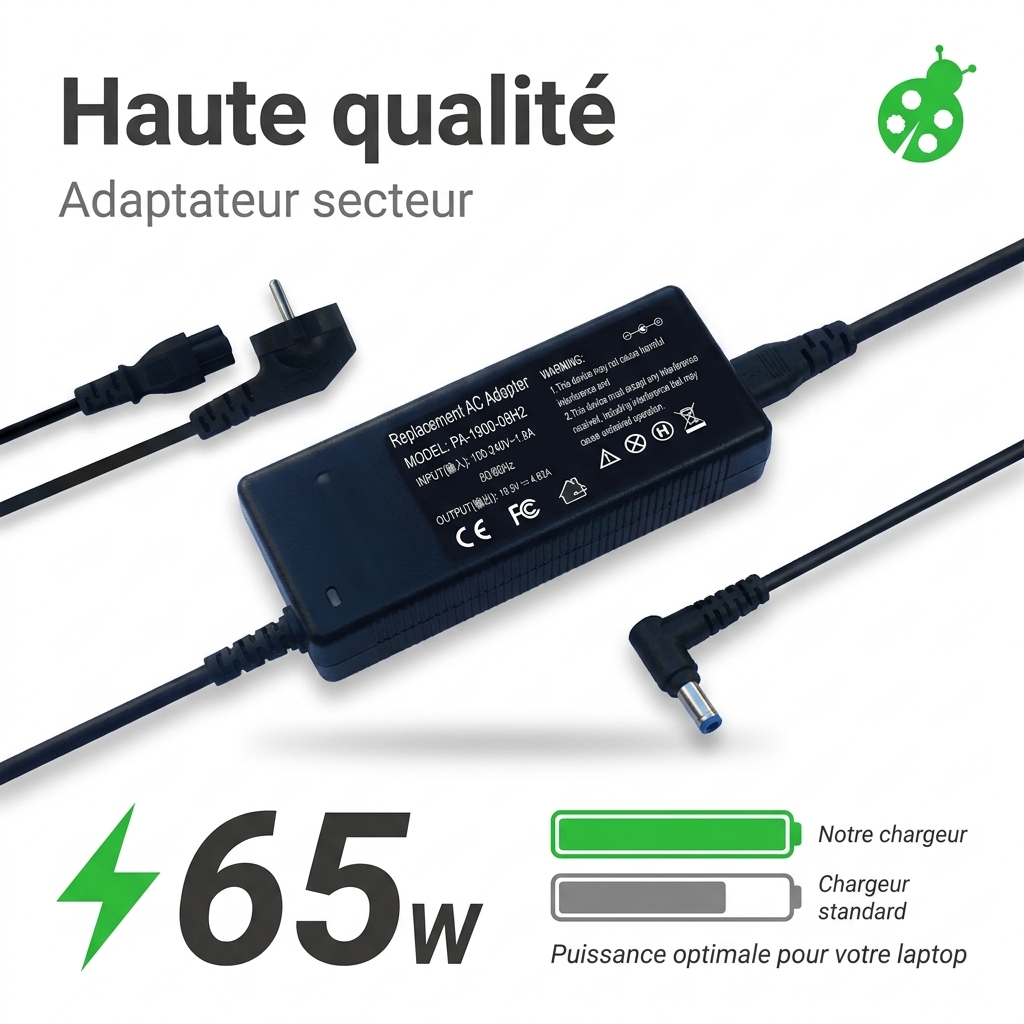 Adapter laptop dell inspiron 11 3000 series i3147 2500slv