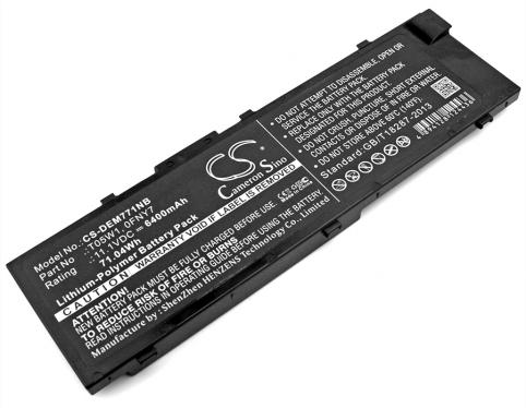 Battery laptop dell precision 17 7720
