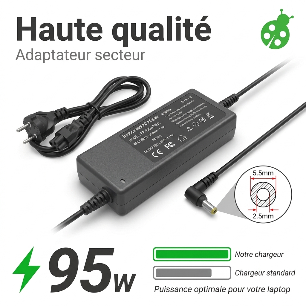 Adapter laptop essentielb smart mouv 1508