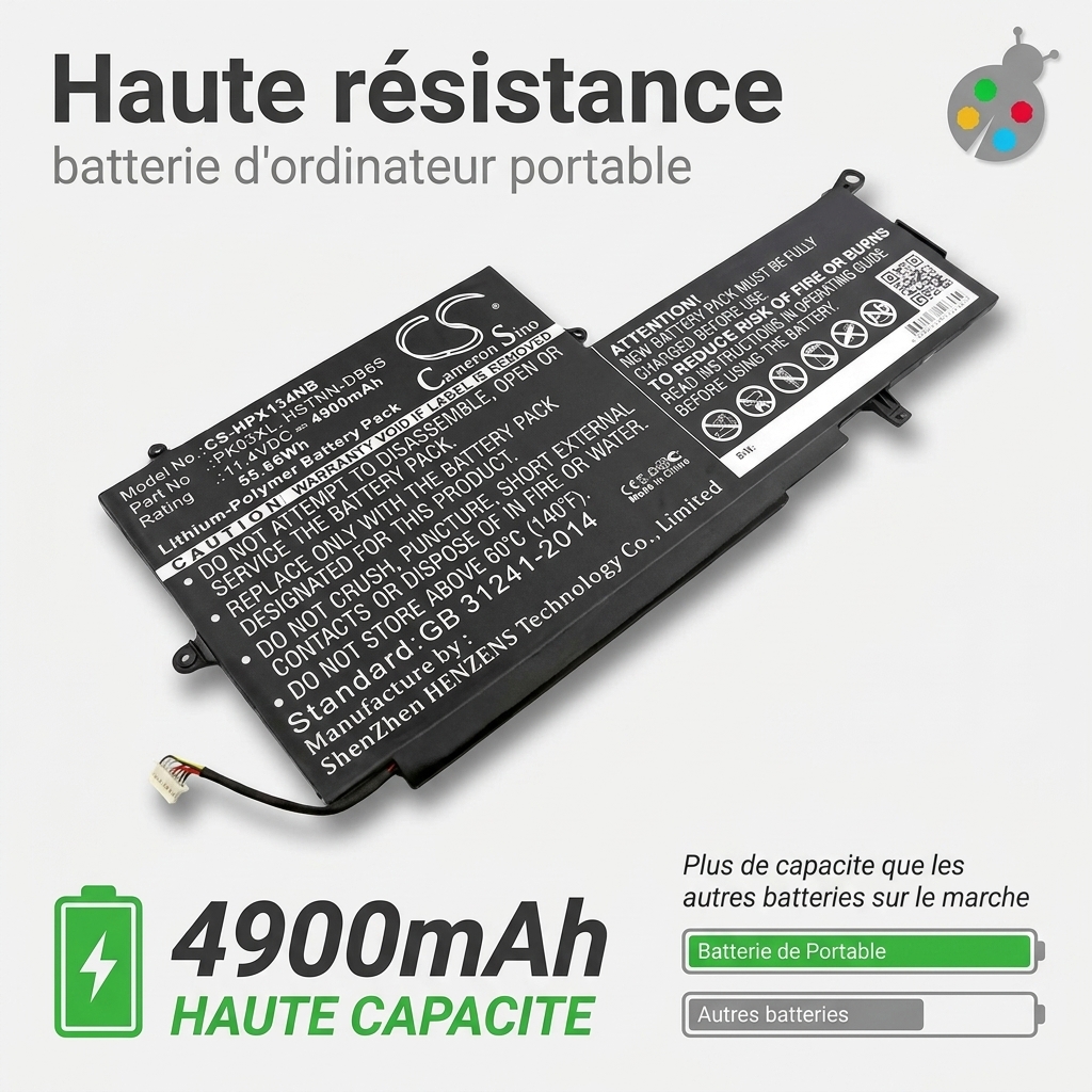 Battery laptop hp spectre 13 4000