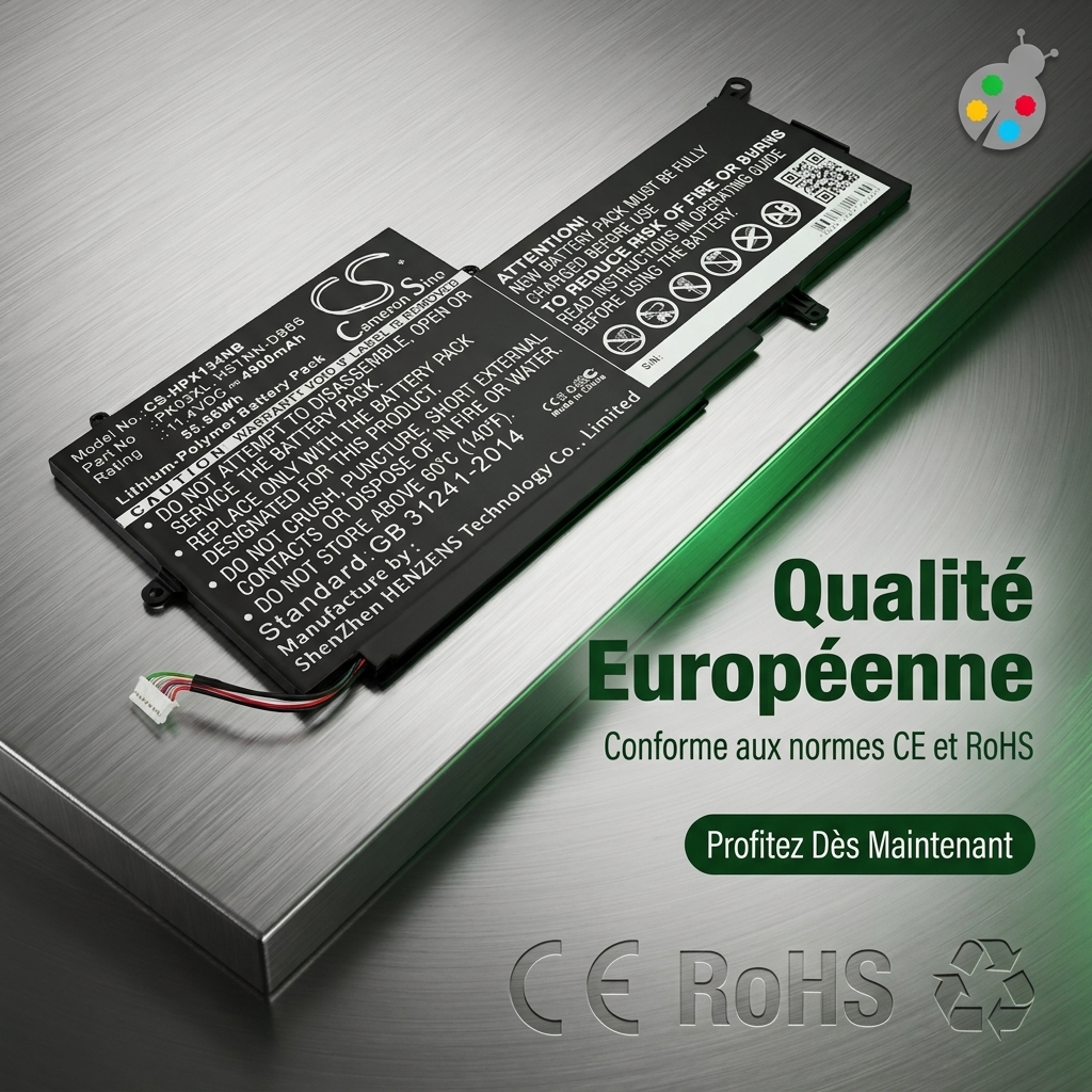Battery laptop hp spectre 13 4000