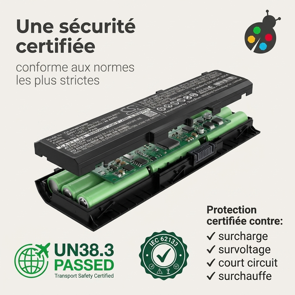Battery laptop hp pavilion 17 ab303nf