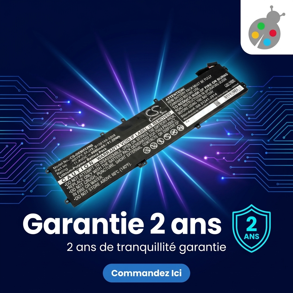 Battery laptop dell precision 5520