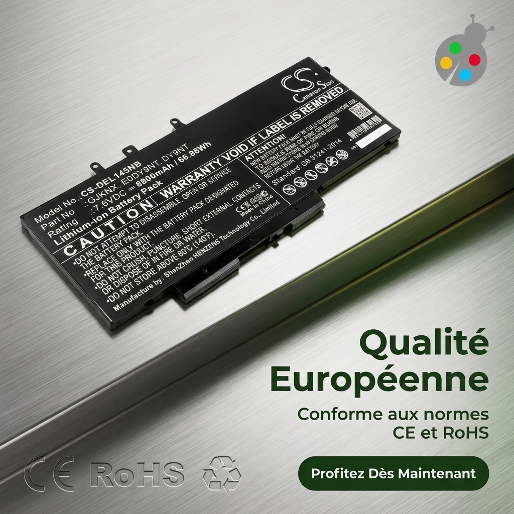 Battery laptop dell latitude 5290