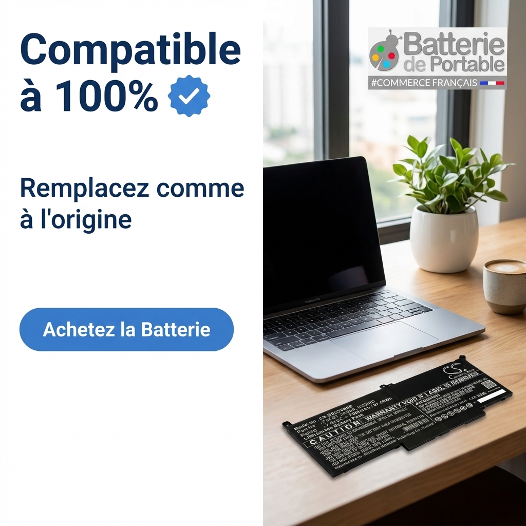 Battery laptop dell latitude 7290