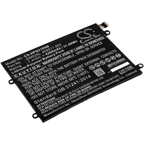 Battery for hp notebook x2 10-p011nf