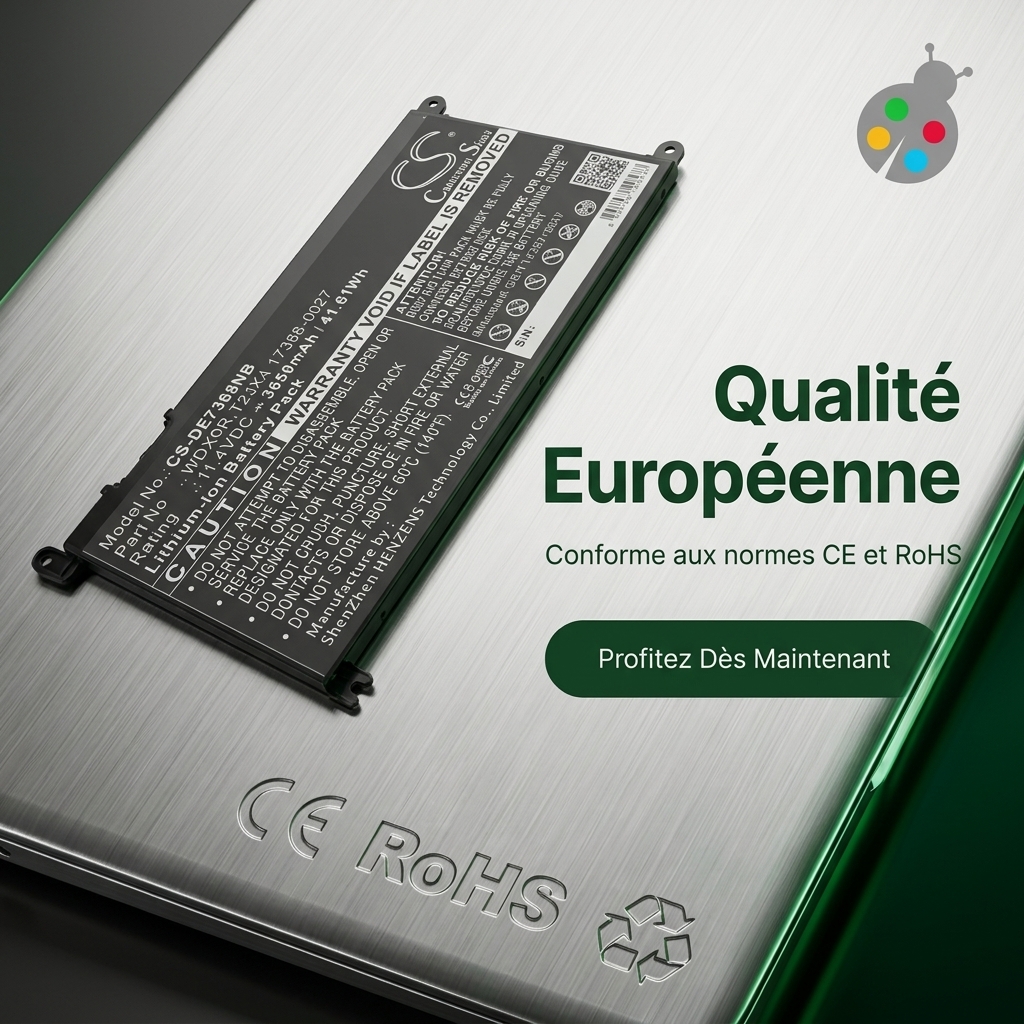 Battery laptop dell inspiron 13mf 2505t