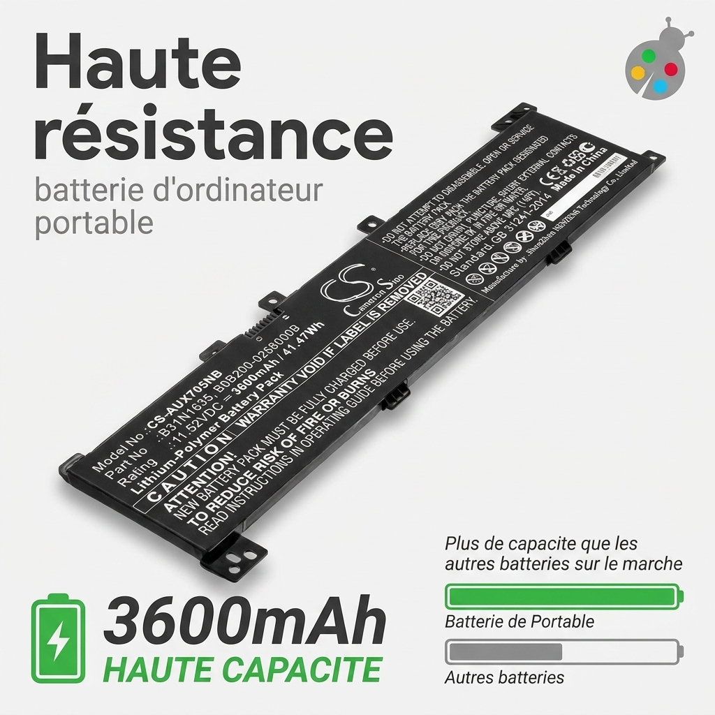 Battery laptop asus vivobook 17 a705ua bx362t