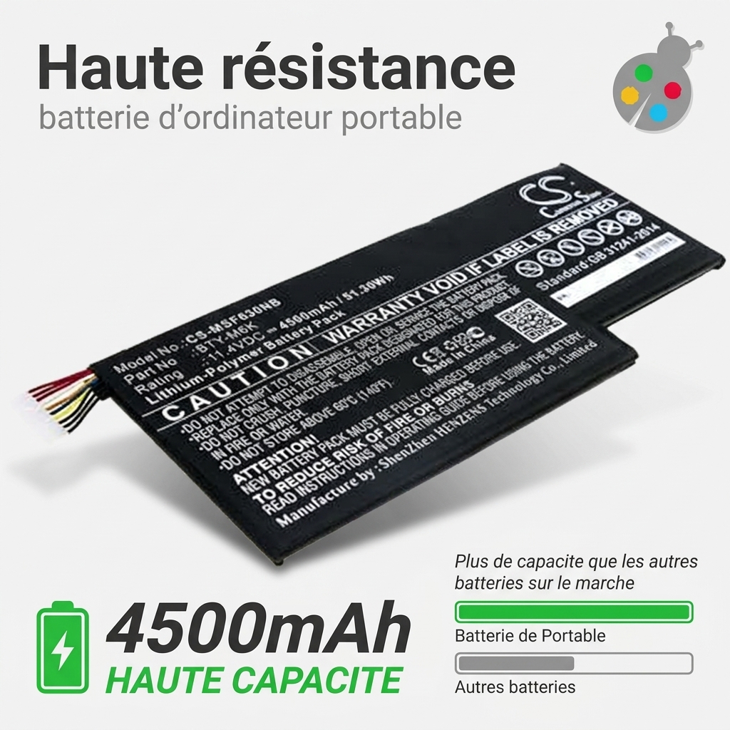 Battery laptop msi gf75 thin 9sc 061xes