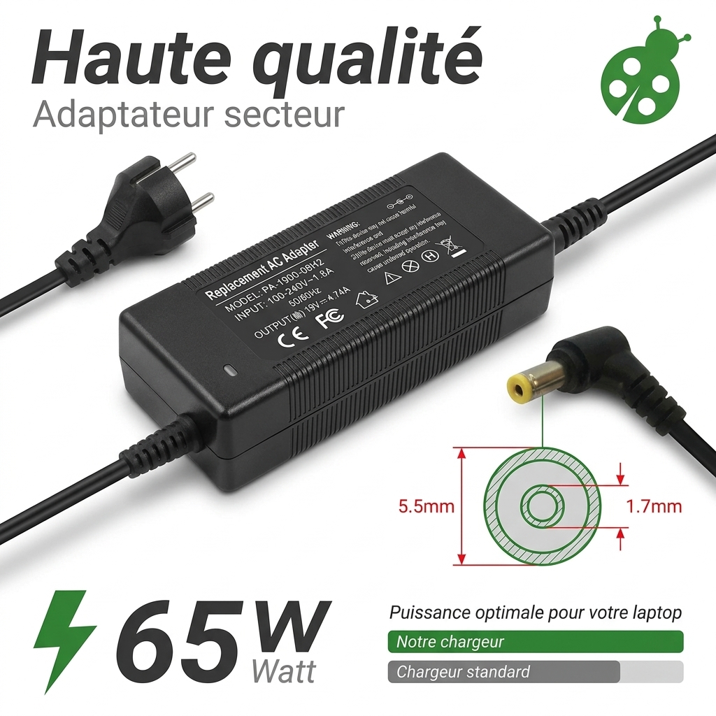 Adapter laptop acer aspire e5 721 625z
