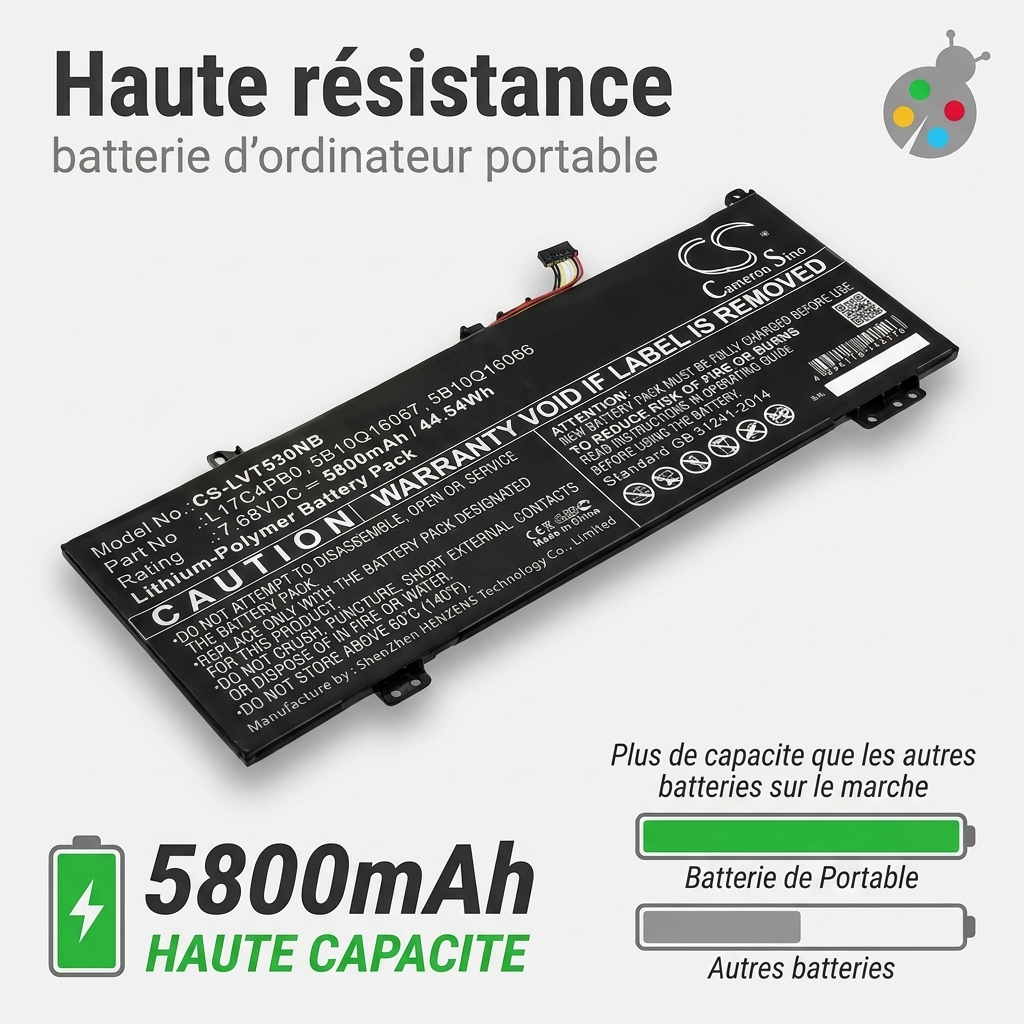 Battery laptop lenovo ideapad yoga 530 14ikb 81ek