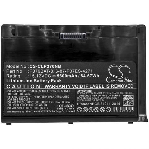 Battery  clevo 4icr18 65