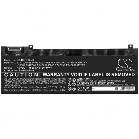 Battery for dell precision 7540