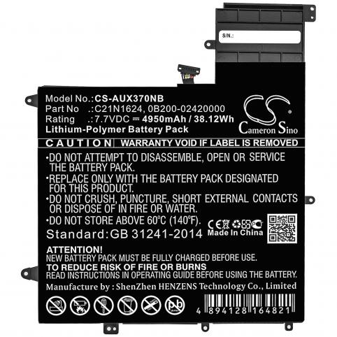 Battery for asus zenbook flip s ux370ua-c4207t