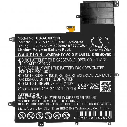 Battery for asus zenbook flip s ux370ua-ea349t