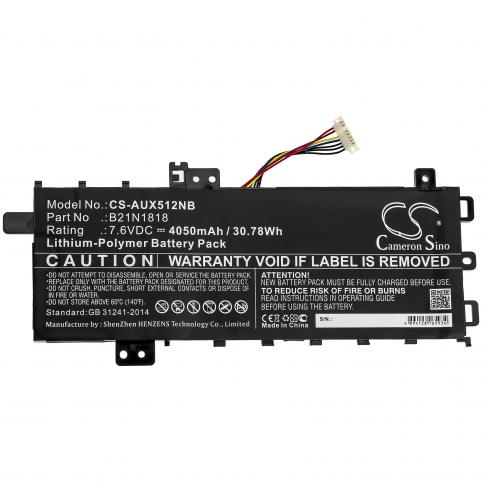 Battery for asus vivobook x712fa-au256t
