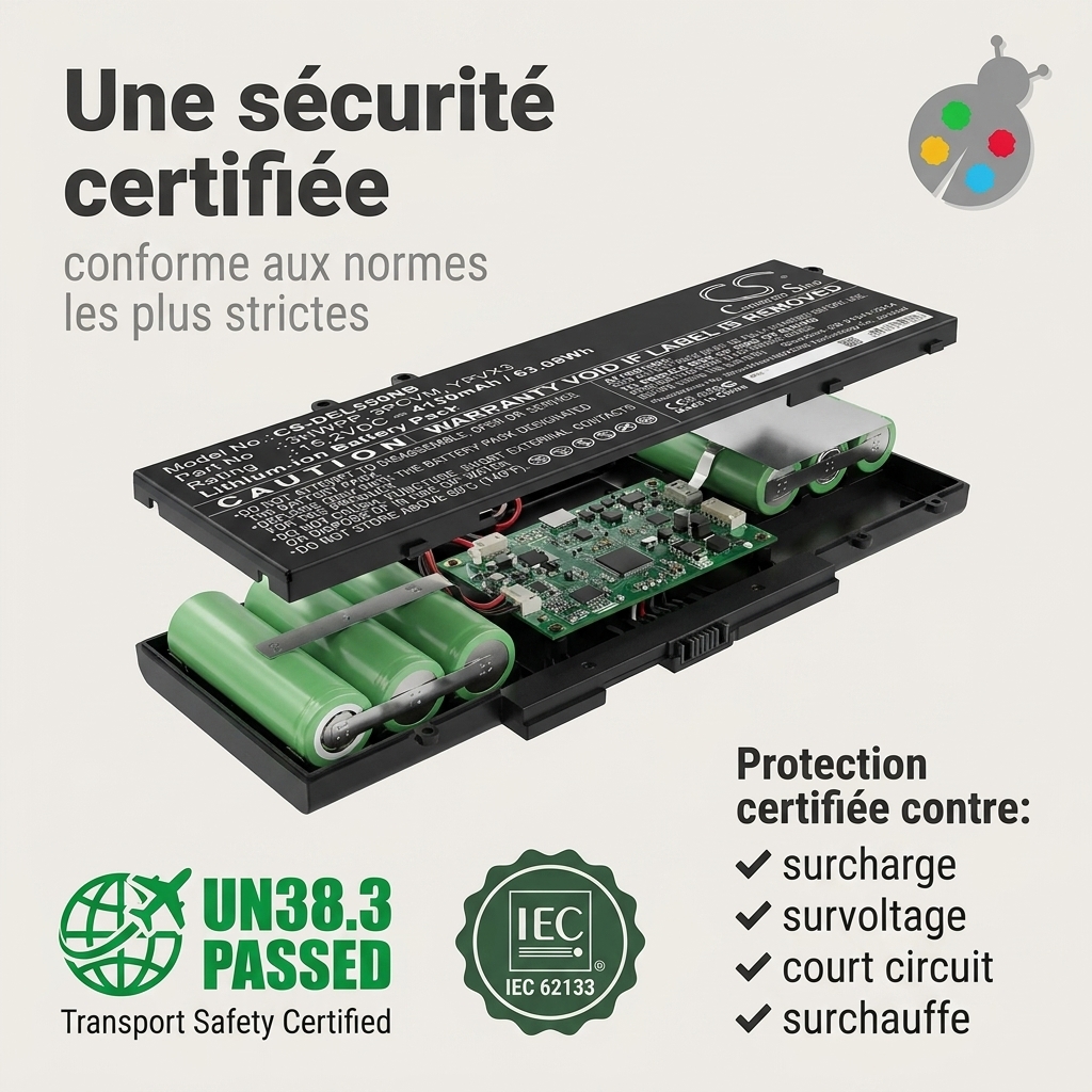 Battery laptop dell latitude 5510 0wd19